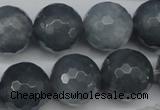 CCN1268 15.5 inches 18mm faceted round candy jade beads wholesale