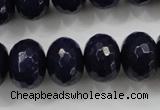 CCN1387 15.5 inches 12*16mm faceted rondelle candy jade beads