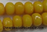 CCN1397 15.5 inches 12*16mm faceted rondelle candy jade beads