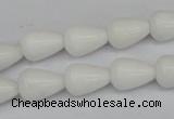 CCN140 15.5 inches 10*14mm teardrop candy jade beads wholesale