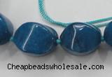 CCN1548 15.5 inches 10*14mm - 20*30mm twisted tetrahedron candy jade beads