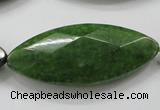 CCN1561 15.5 inches 20*48mm faceted marquise candy jade beads