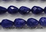 CCN1688 15.5 inches 10*14mm faceted teardrop candy jade beads wholesale