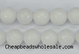 CCN1804 15 inches 12mm faceted round candy jade beads wholesale