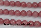 CCN1832 15 inches 8mm faceted round candy jade beads wholesale