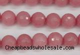 CCN1833 15 inches 10mm faceted round candy jade beads wholesale