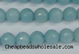 CCN1863 15 inches 10mm faceted round candy jade beads wholesale