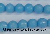 CCN1873 15 inches 10mm faceted round candy jade beads wholesale