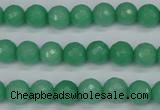 CCN1882 15 inches 8mm faceted round candy jade beads wholesale