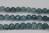 CCN1910 15 inches 4mm faceted round candy jade beads wholesale