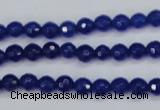 CCN1960 15 inches 4mm faceted round candy jade beads wholesale