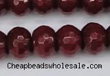 CCN1994 15 inches 12*16mm faceted rondelle candy jade beads wholesale