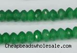 CCN1997 15 inches 5*8mm faceted rondelle candy jade beads wholesale