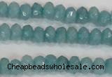 CCN2000 15 inches 3*5mm faceted rondelle candy jade beads wholesale