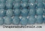 CCN2016 15 inches 6mm faceted round candy jade beads wholesale