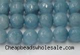 CCN2017 15 inches 8mm faceted round candy jade beads wholesale