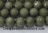 CCN2024 15 inches 8mm faceted round candy jade beads wholesale