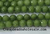 CCN2036 15 inches 4mm faceted round candy jade beads wholesale