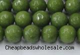 CCN2039 15 inches 10mm faceted round candy jade beads wholesale