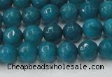 CCN2044 15 inches 6mm faceted round candy jade beads wholesale