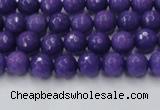 CCN2057 15 inches 4mm faceted round candy jade beads wholesale