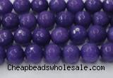 CCN2058 15 inches 6mm faceted round candy jade beads wholesale