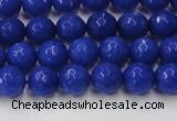 CCN2065 15 inches 6mm faceted round candy jade beads wholesale