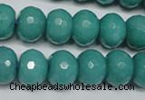 CCN2104 15.5 inches 10*14mm faceted rondelle candy jade beads