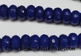 CCN2120 15.5 inches 6*10mm faceted rondelle candy jade beads