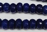 CCN2121 15.5 inches 8*12mm faceted rondelle candy jade beads