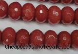 CCN2130 15.5 inches 12*16mm faceted rondelle candy jade beads