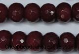 CCN2137 15.5 inches 12*16mm faceted rondelle candy jade beads