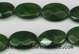 CCN2211 15.5 inches 13*18mm faceted oval candy jade beads