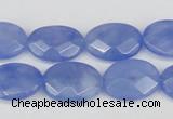 CCN2212 15.5 inches 13*18mm faceted oval candy jade beads