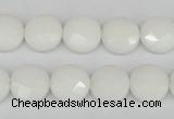 CCN2230 15.5 inches 12mm faceted coin candy jade beads wholesale