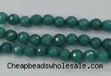 CCN2278 15.5 inches 4mm faceted round candy jade beads wholesale