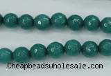 CCN2280 15.5 inches 8mm faceted round candy jade beads wholesale