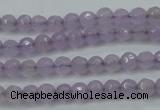 CCN2286 15.5 inches 4mm faceted round candy jade beads wholesale