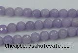 CCN2287 15.5 inches 6mm faceted round candy jade beads wholesale