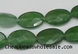 CCN229 15.5 inches 12*18mm faceted oval candy jade beads