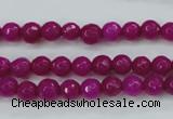 CCN2294 15.5 inches 6mm faceted round candy jade beads wholesale