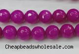 CCN2296 15.5 inches 10mm faceted round candy jade beads wholesale