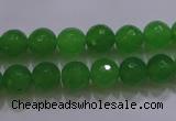 CCN2300 15.5 inches 8mm faceted round candy jade beads wholesale