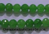 CCN2301 15.5 inches 10mm faceted round candy jade beads wholesale