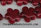 CCN2344 15.5 inches 20mm carved flower candy jade beads wholesale