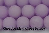 CCN2401 15.5 inches 4mm round matte candy jade beads wholesale