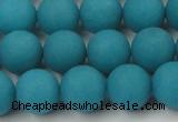 CCN2512 15.5 inches 14mm round matte candy jade beads wholesale