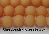 CCN2518 15.5 inches 10mm round matte candy jade beads wholesale