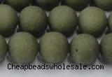 CCN2548 15.5 inches 14mm round matte candy jade beads wholesale