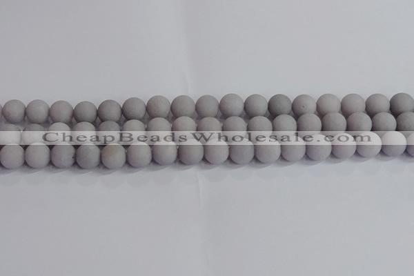 CCN2582 15.5 inches 8mm round matte candy jade beads wholesale